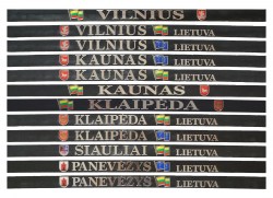 Reljefas LT miestai pilnas pasviesintas